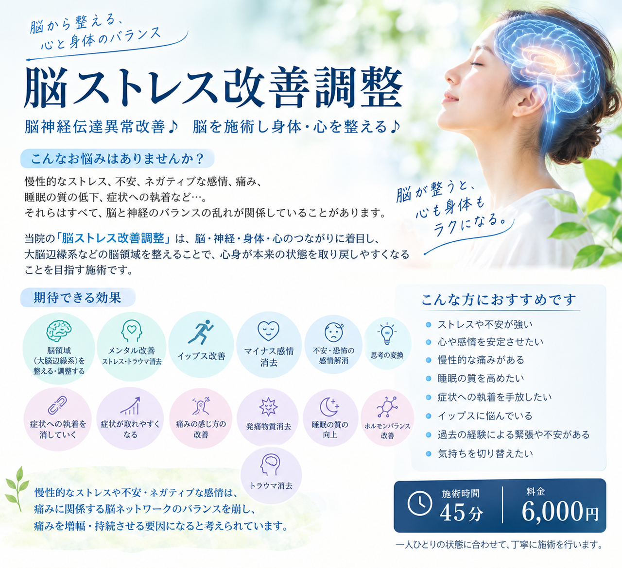 脳ストレス改善調整